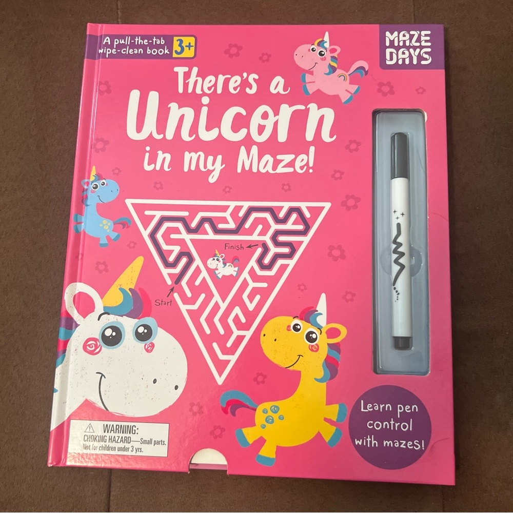There’s a Unicorn in my Maze Book